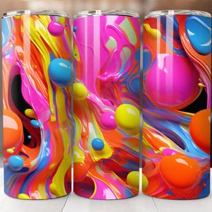 Pain balls Sublimation Tumbler