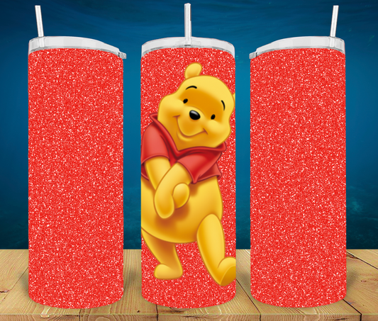 Cartoon Bear Sublimation Tumbler